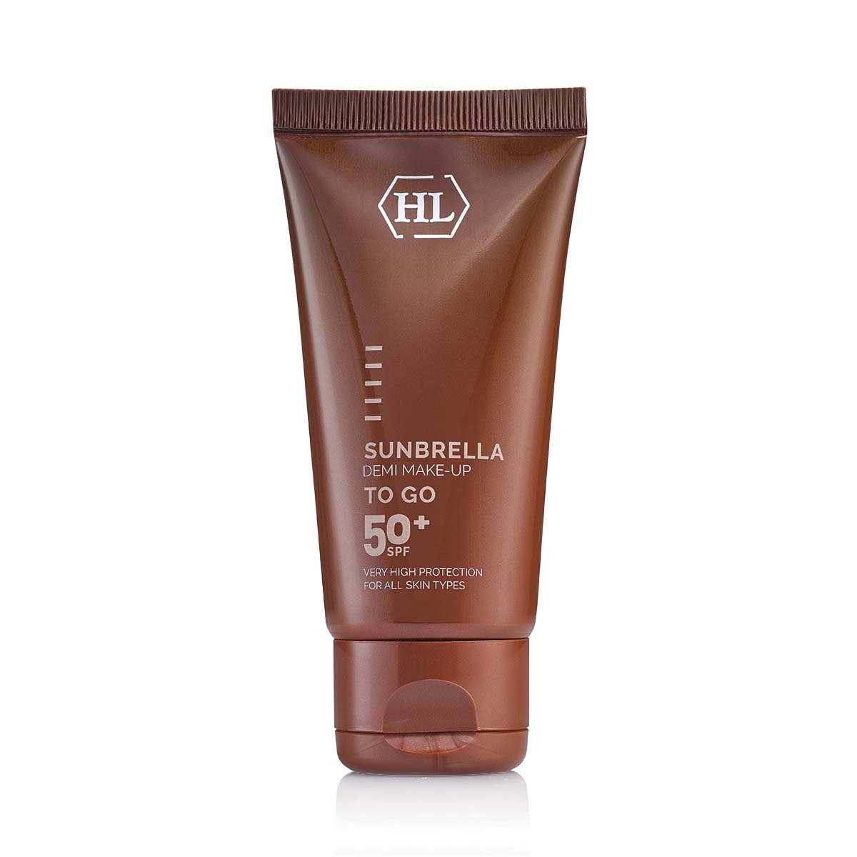 מקדם הגנה לשימוש יומיומי עם מייקאפ SPF50+ מסדרת סנברלה HL בגודל 50 מ"ל
