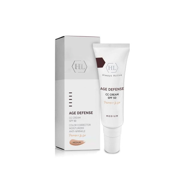 קרם CC טו-גו 30ML מדיום - מעניק כיסוי, לחות והגנה SPF50 מסדרת אייג' דיפנס HL